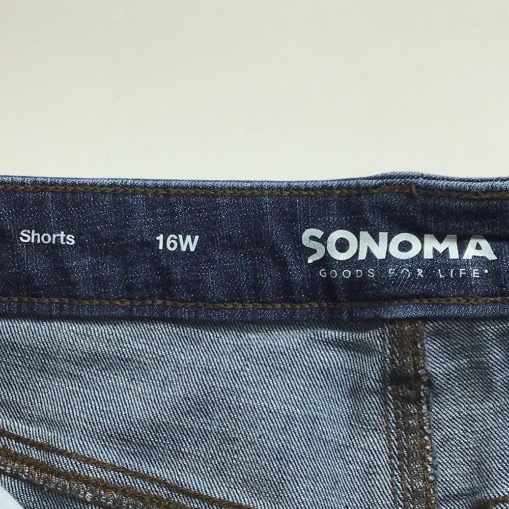 🌼3/$13🌼BUNDLE DEAL! Sonoma Dark Blue Denim Jean Short - Picture 10 of 11